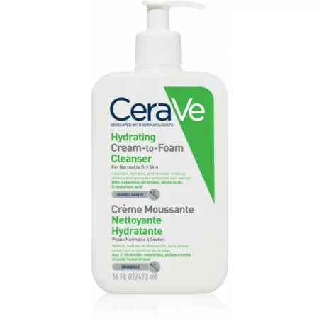 CeraVe Crème Moussante Hydratante 473ml - Univers Pharmacie