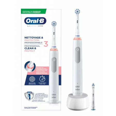 Oral-B Nettoyage & Protection Professionnels 3 Brosse à Dents Électrique - Univers Pharmacie