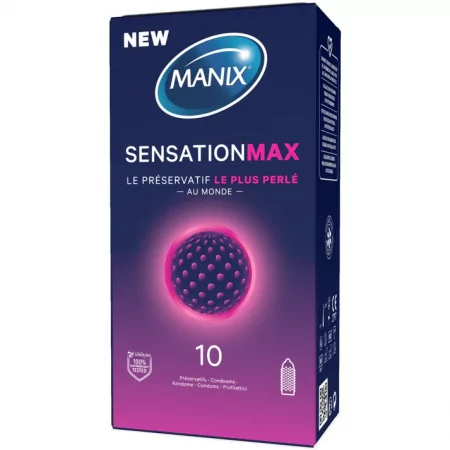 Manix Sensation Max 10 préservatifs perlés - Univers Pharmacie