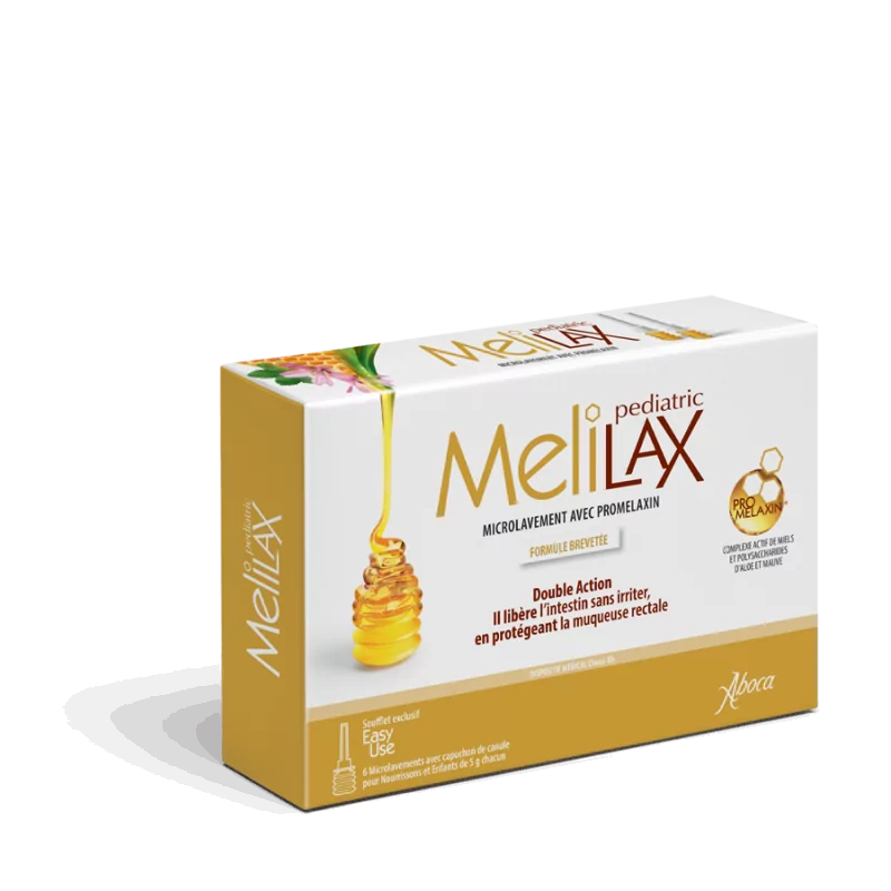 Melilax Pediatric Microlavement avec Promelaxin 5g X6 - Univers Pharmacie