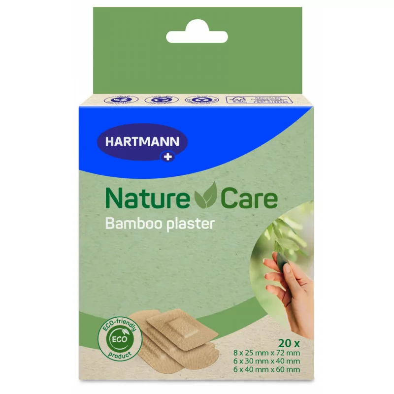 Hartmann Nature Care Pansement Bambou 3 formats X20 - Univers Pharmacie