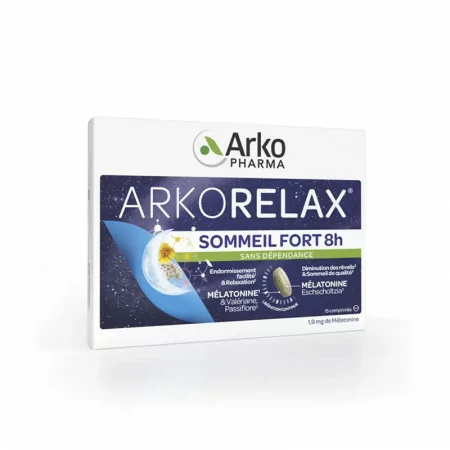 Arkorelax Sommeil Fort Arkopharma 15 comprimés - Univers Pharmacie