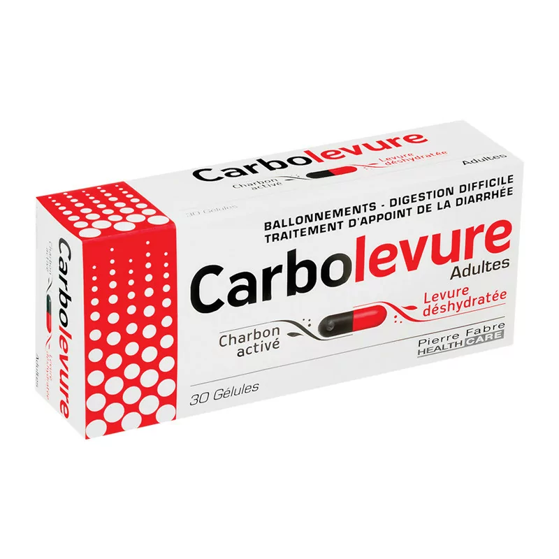 Carbolevure Adultes 30 gélules - Univers Pharmacie