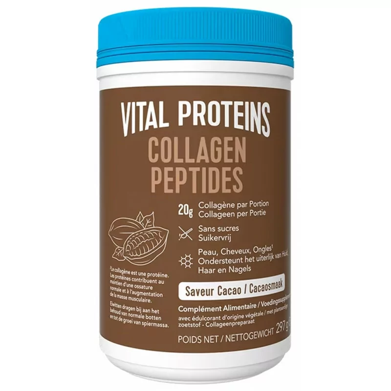 Vital Proteins Collagen Peptides Saveur Cacao 297g - Univers Pharmacie