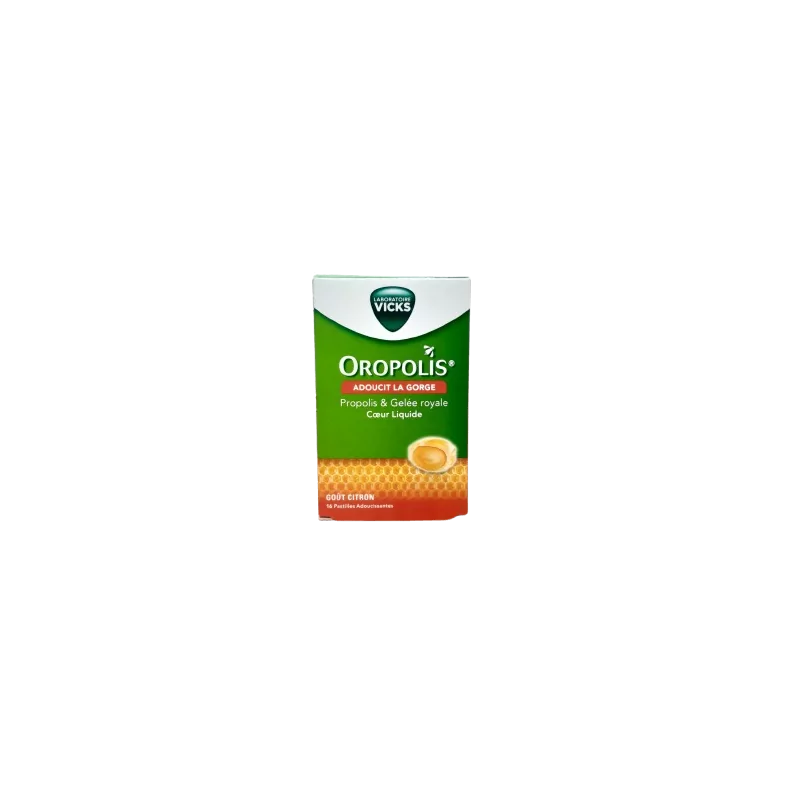 Vicks Oropolis Propolis & Gelée Royale 16 pastilles - Univers Pharmacie