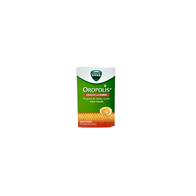 Vicks Oropolis Propolis & Gelée Royale 16 pastilles - Univers Pharmacie
