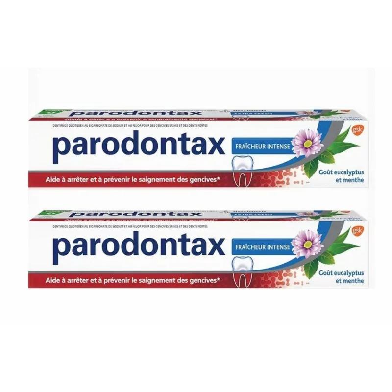 Parodontax Dentifrice Fraîcheur Intense 2X75ml - Univers Pharmacie