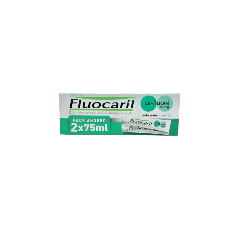 Fluocaril Dentifrice Bi-Fluoré 145mg Menthe 2X75ml