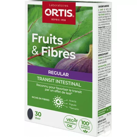 Fruits & Fibres Regular Transit Intestinal Programme 30 comprimés - Univers Pharmacie