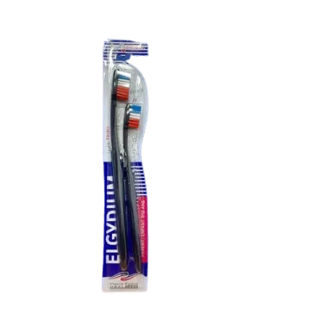 Elgydium Duo de Brosses à Dents Petite Tribu X2 - Univers Pharmacie