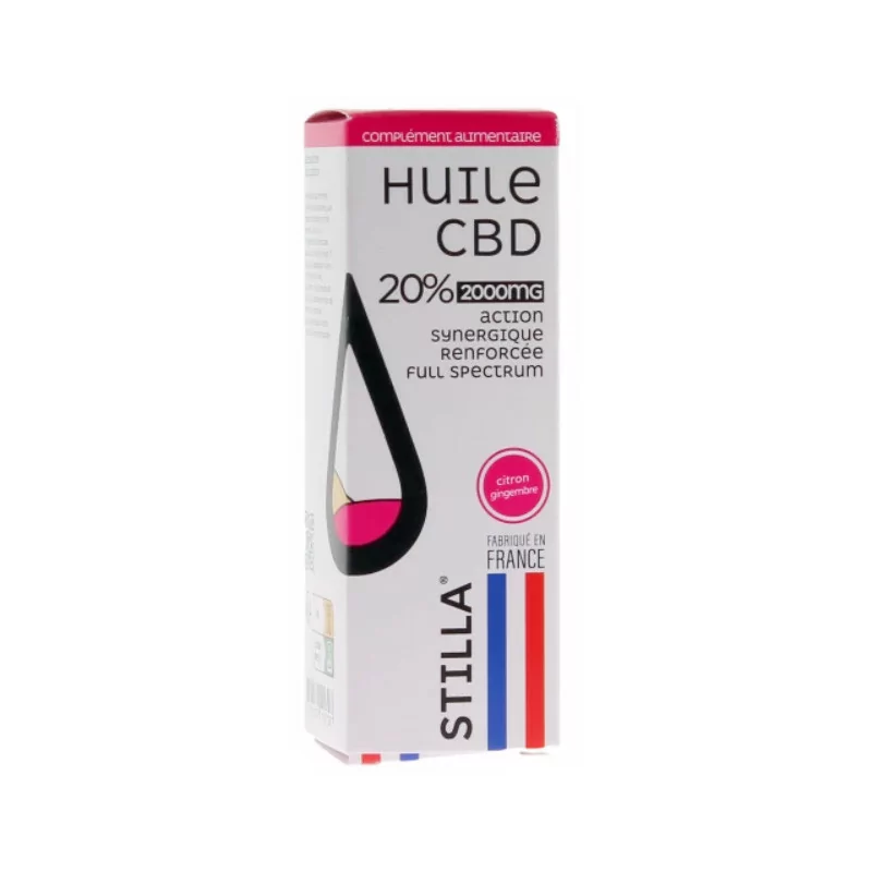 Stilla Huile CBD 20% Citron Gingembre 10ml - Univers Pharmacie