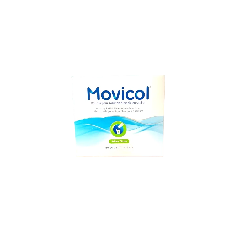 Movicol Solution Buvable Citron 20 sachets - Univers Pharmacie