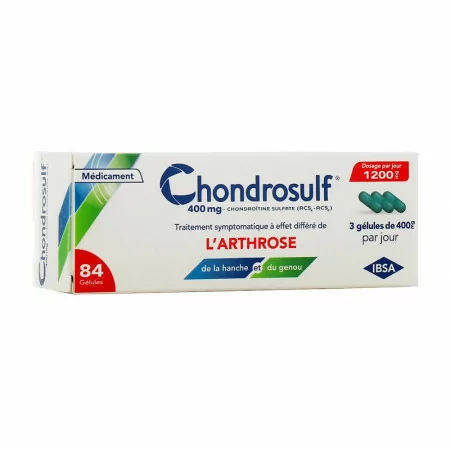 Chondrosulf 400mg 84 gélules - Univers Pharmacie