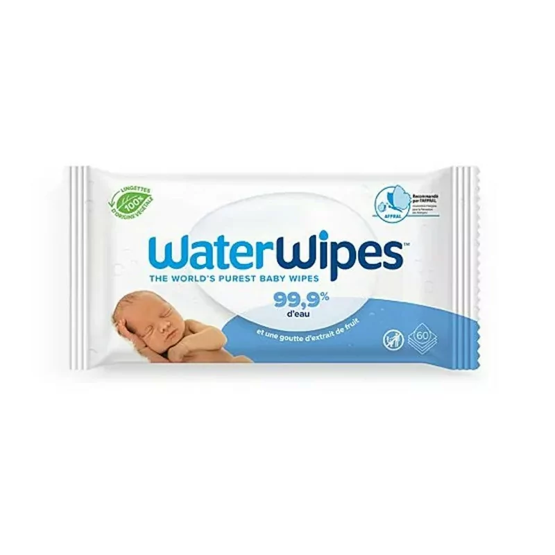 WaterWipes Lingettes X60 - Univers Pharmacie