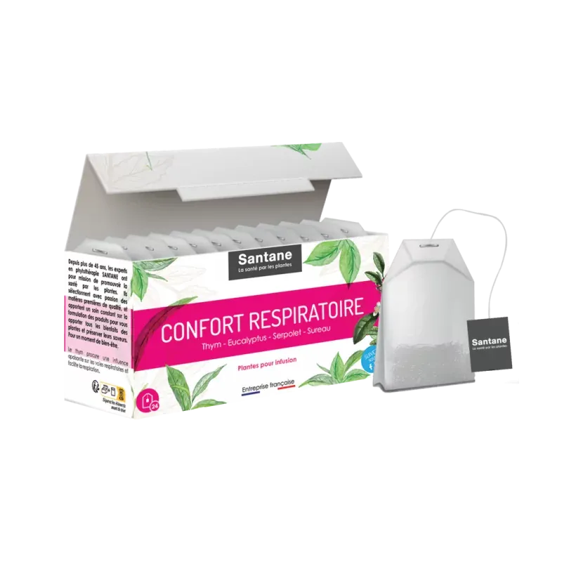 Santane Confort Respiratoire Infusion 24 sachets - Univers Pharmacie