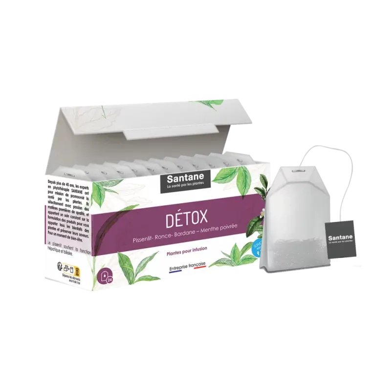 Santane Détox Infusion 24 sachets - Univers Pharmacie