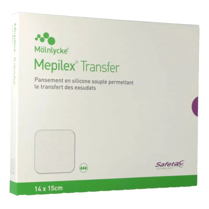 Mepilex Transfer Pansements 14X15cm 10 pièces - Univers Pharmacie