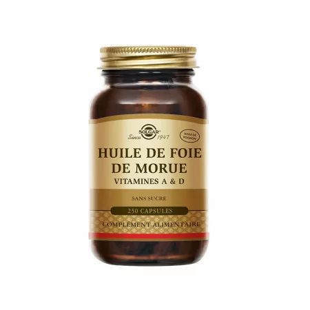 Solgar Huile de Foie de Morue 250 capsules