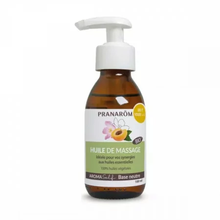 Pranarom Huile de Massage Bio Base Neutre 100 ml - Univers Pharmacie