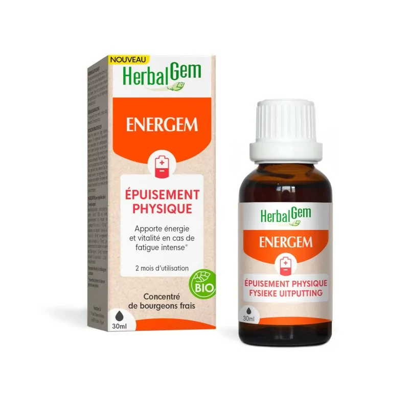 HerbalGem Energem Épuisement Physique 30ml