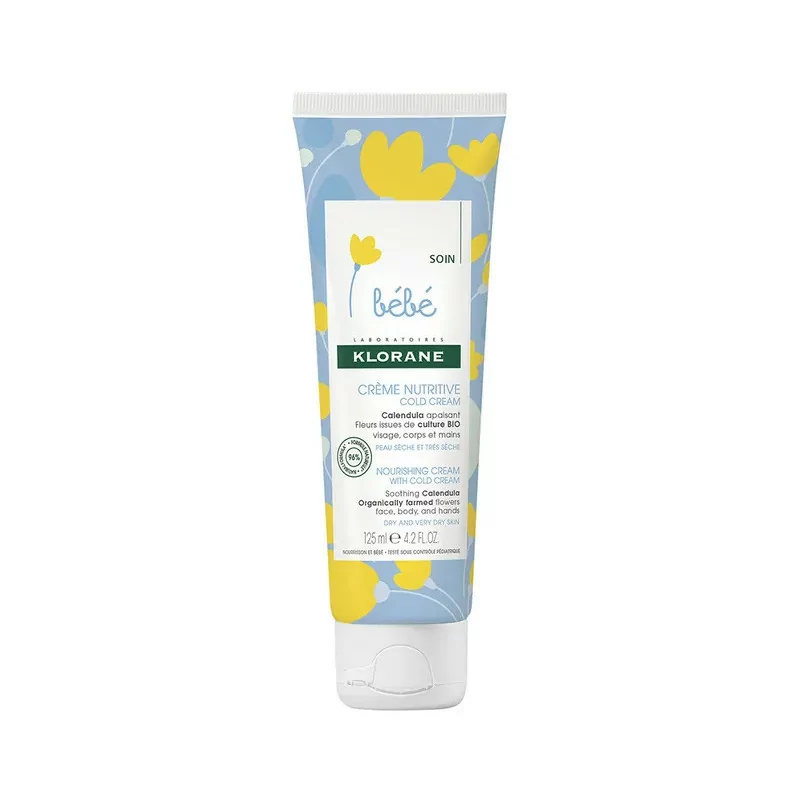 Klorane Bébé Crème Nutritive Cold Cream 125ml - Univers Pharmacie