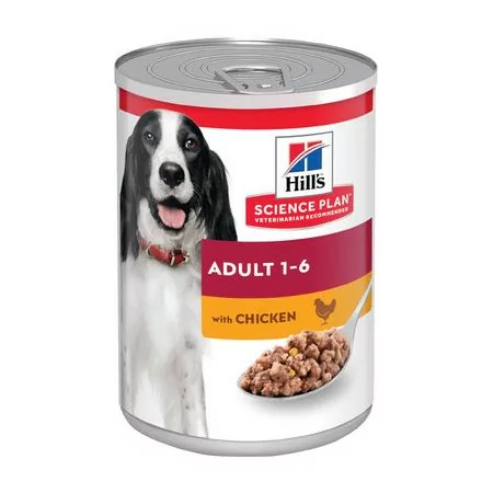 Hill's Science Plan Adult 1-6 Chien Pâtée Poulet 370g - Univers Pharmacie