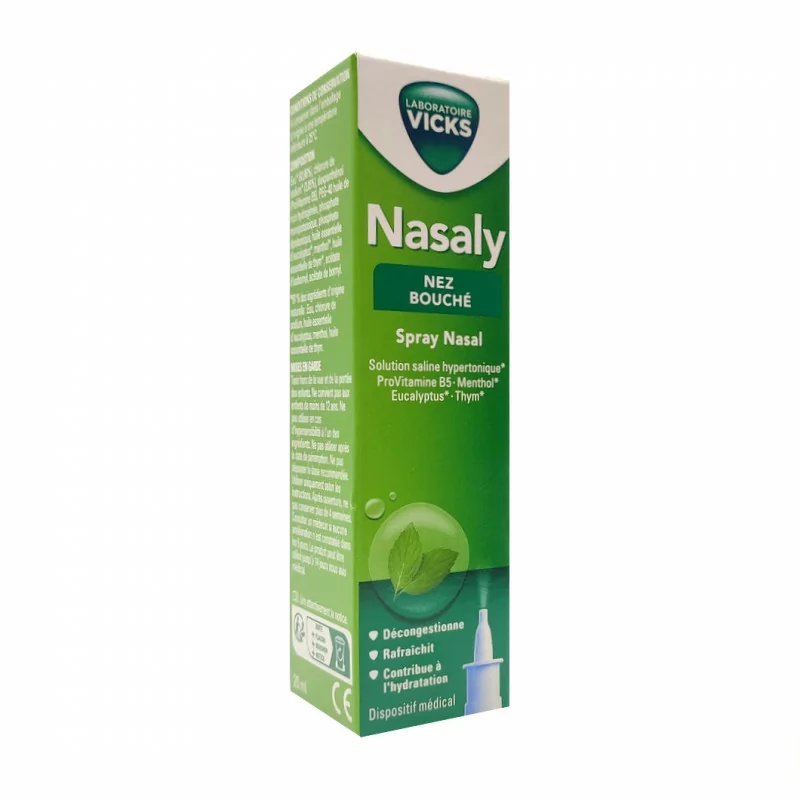 Vicks Nasaly Nez Bouché Spray Nasal 20ml - Univers Pharmacie