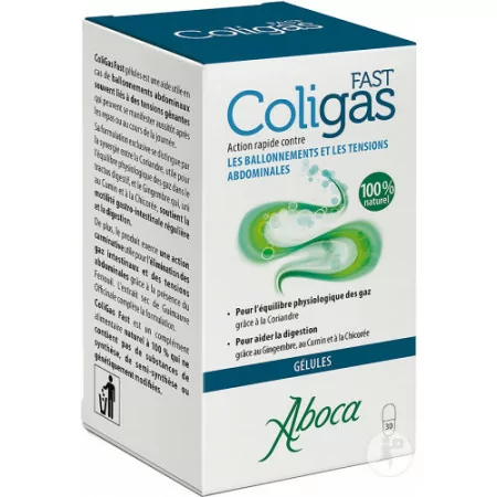 Coligas Fast 30 gélules - Univers Pharmacie