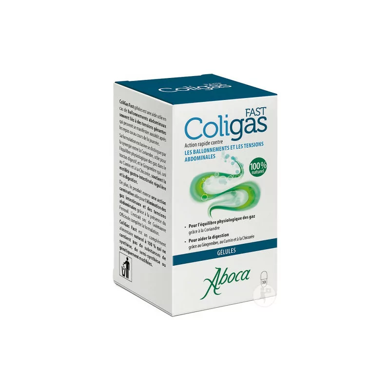 Coligas Fast 30 gélules - Univers Pharmacie