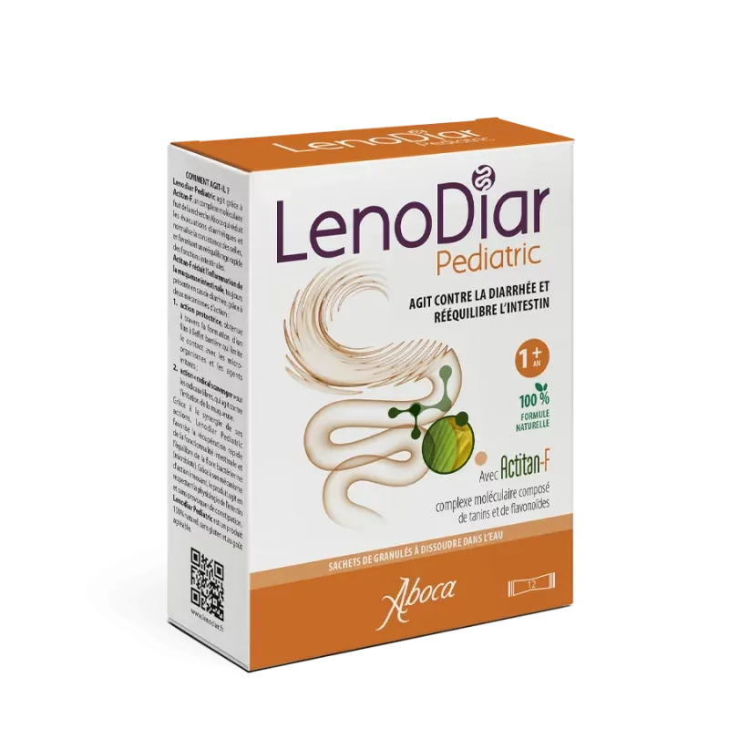 LenoDiar Pediatric 12 sachets de granulés - Univers Pharmacie