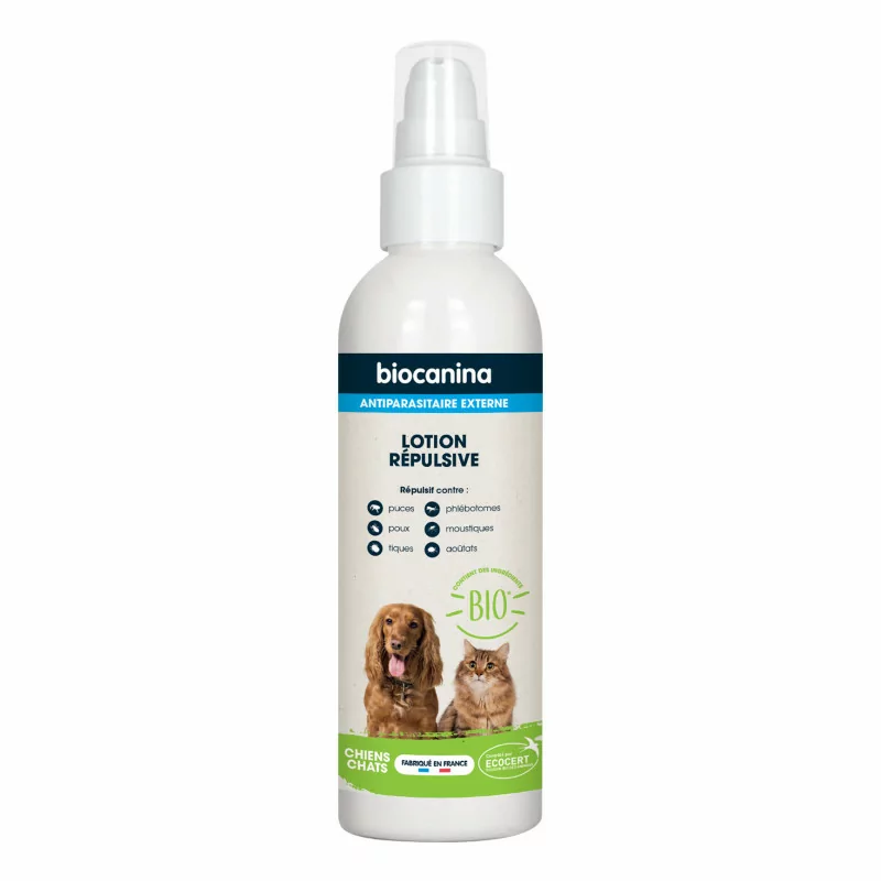 Biocanina Lotion Répulsive Chiens Chats 240ml - Univers Pharmacie