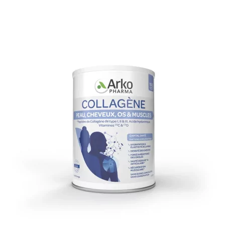 Arkopharma Collagène Peau Cheveux Os & Muscles 260g - Univers Pharmacie