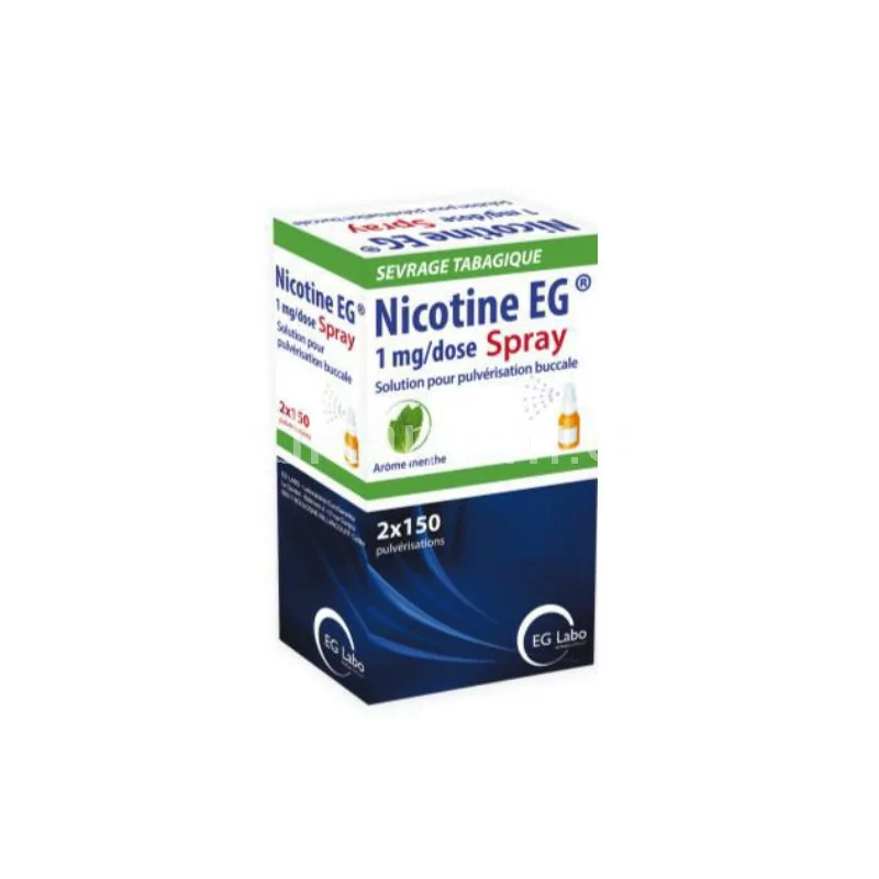 Nicotine EG 1mg/dose Spray 2X15ml - Univers Pharmacie