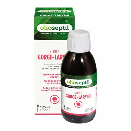 Olioseptil Sirop Gorge-Larynx 125ml - Univers Pharmacie