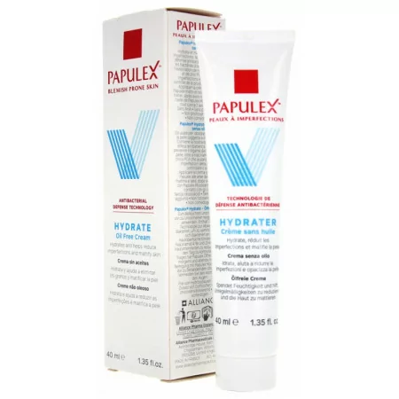 Papulex Hydrater Crème Sans Huile 40ml - Univers Pharmacie