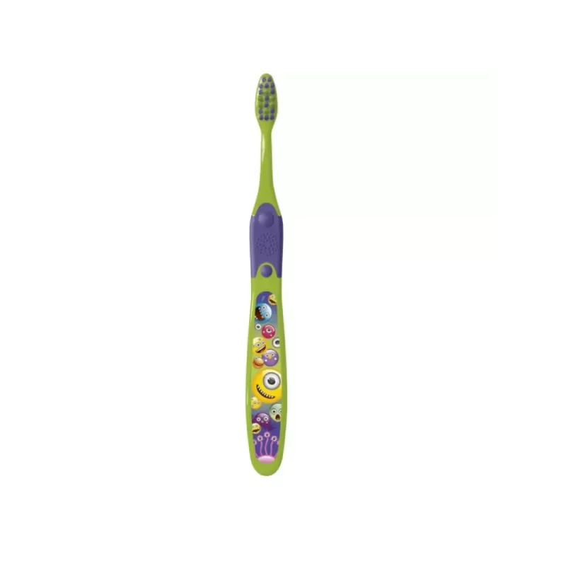 Elgydium Kids Brosse à Dents Emoji Monstres 2/6 ans - Univers Pharmacie