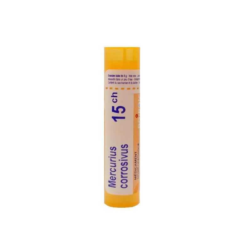 Boiron Mercurius Corrosivus 15ch tube granules - Univers Pharmacie