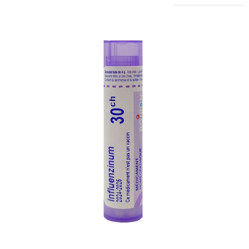 Boiron Influenzinum 30ch 2024-2025 tube granules - Univers Pharmacie