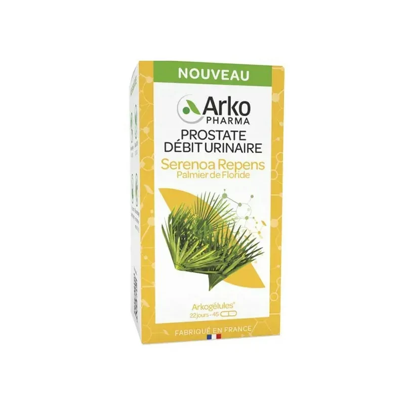 Arkopharma Prostate Débit Urinaire Serenoa Repens 45 gélules - Univers Pharmacie