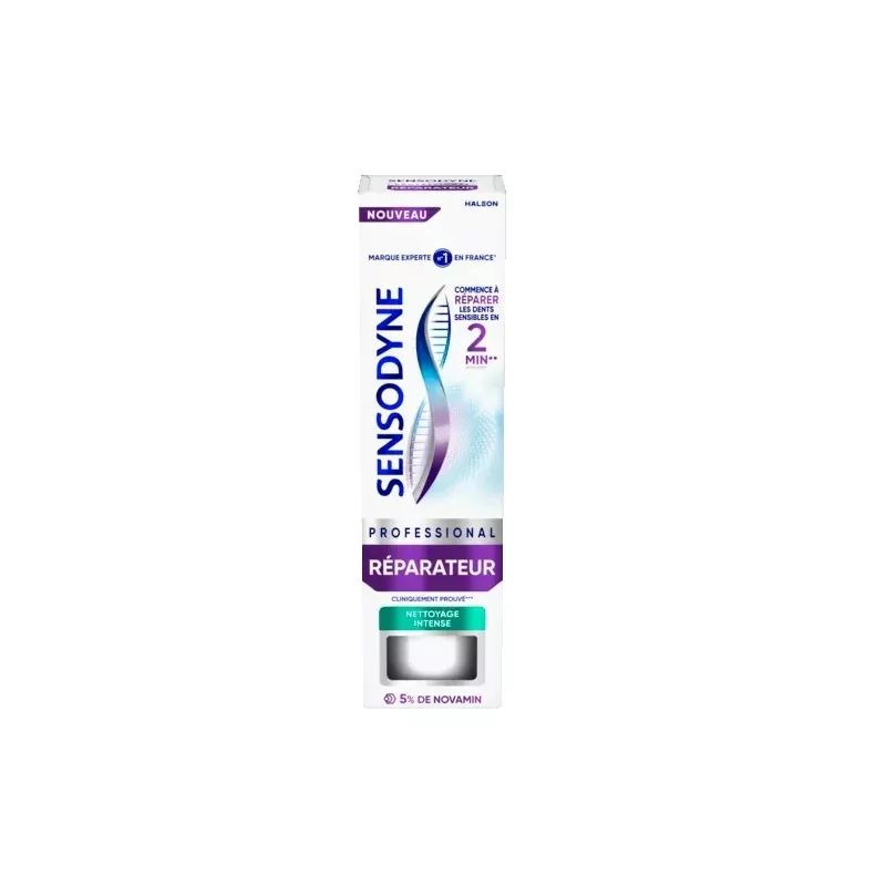 Sensodyne Professional Réparateur Dentifrice Nettoyage Intense 75ml - Univers Pharmacie