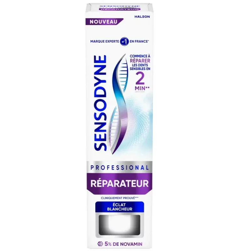 Sensodyne Professional Réparateur Dentifrice Eclat Blancheur 75ml - Univers Pharmacie