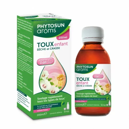 Phytosun Arôms Toux Enfant Sèche et Grasse 200ml - Univers Pharmacie