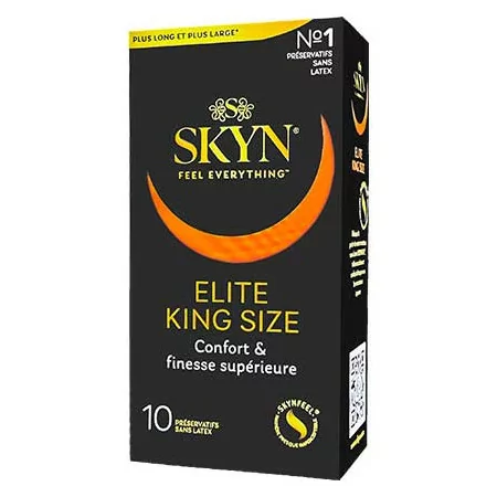 Skyn Elite King Size 10 préservatifs sans latex - Univers Pharmacie