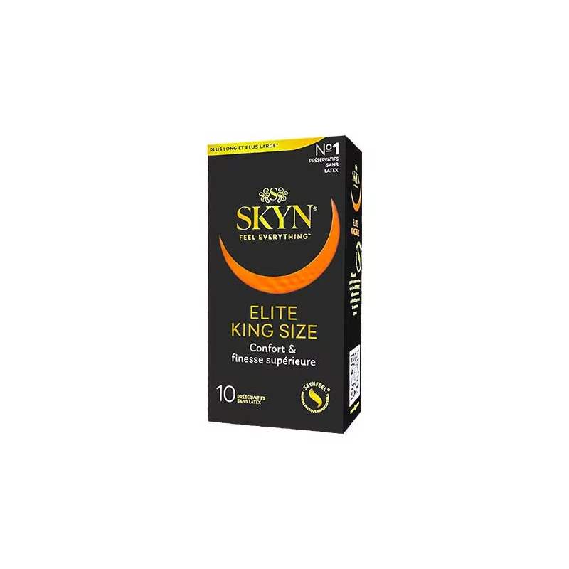 Skyn Elite King Size 10 préservatifs sans latex - Univers Pharmacie