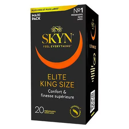 Skyn Elite King Size 20 préservatifs sans latex - Univers Pharmacie