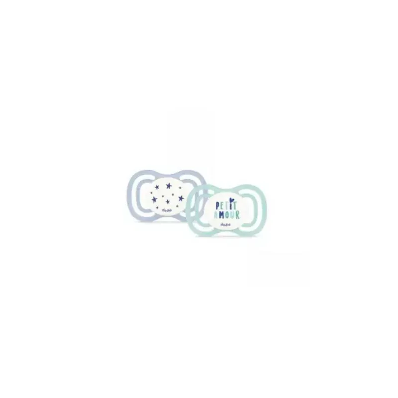 Dodie Sucette Extra 0-6mois Bleu X2 - Univers Pharmacie