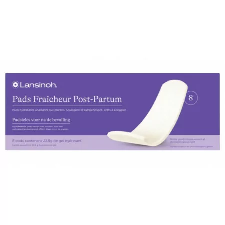 Lansinoh Pads Fraîcheur Post-Partum 8 pads - Univers Pharmacie