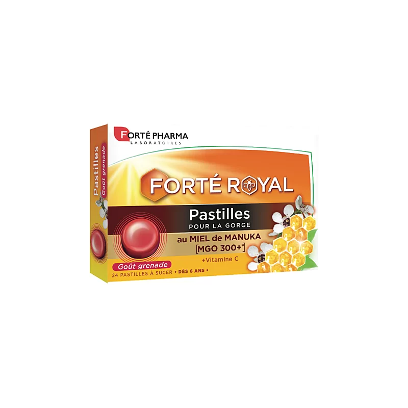 Forté Pharma Forté Royal Miel de Manuka 24 pastilles à sucer - Univers Pharmacie