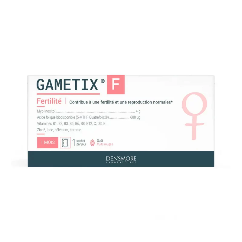 Gametix F Fertilité 30 sachets - Univers Pharmacie