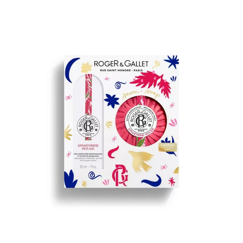 Roger&Gallet Coffret Eau Parfumée + Savon Gingembre Rouge - Univers Pharmacie